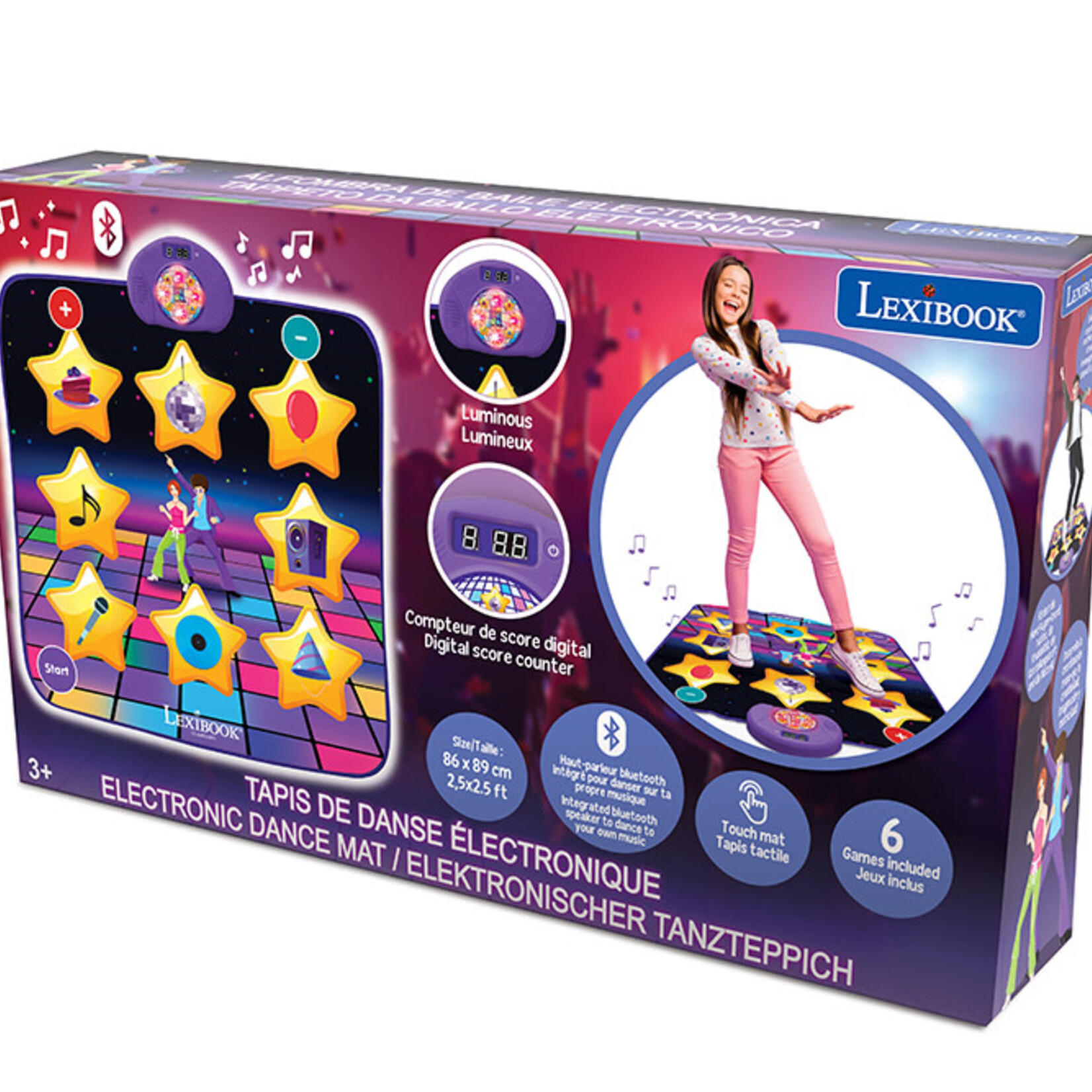 lexibook Tapis de danse électronique