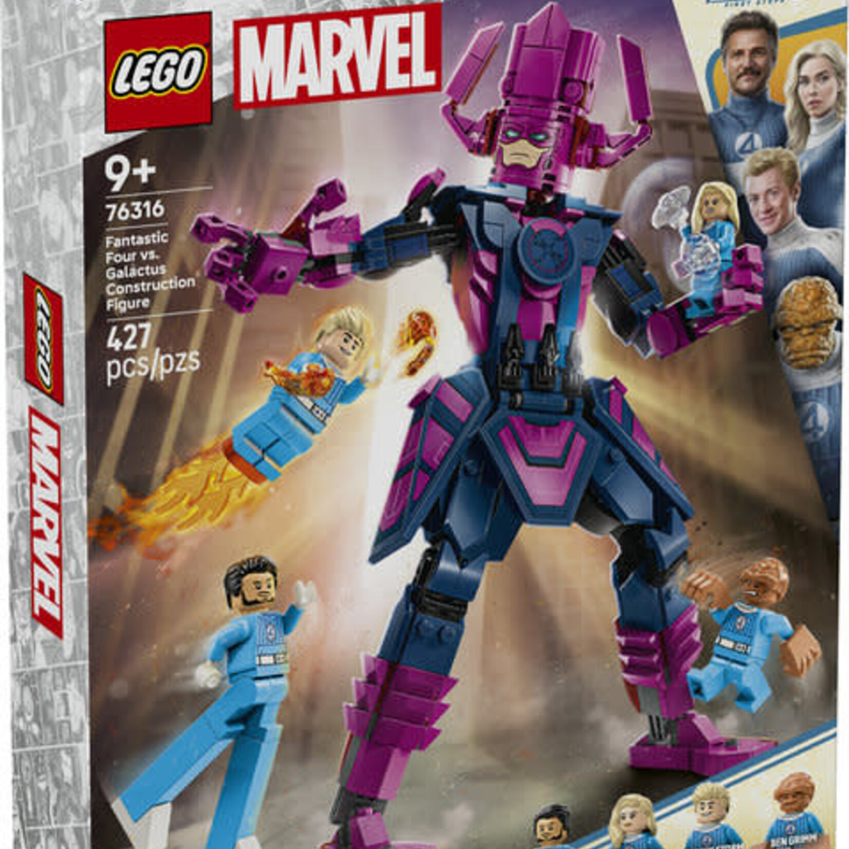 Lego Lego 76316 Marvel - Les Quatre Fantastiques contre la figurine à construire de Galactus