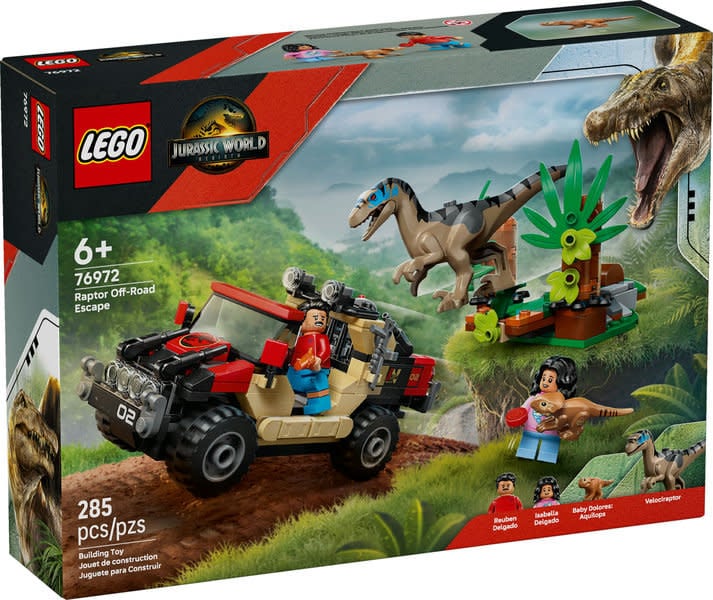 Lego Lego 76972 Jurassic World - L’évasion hors route du Raptor