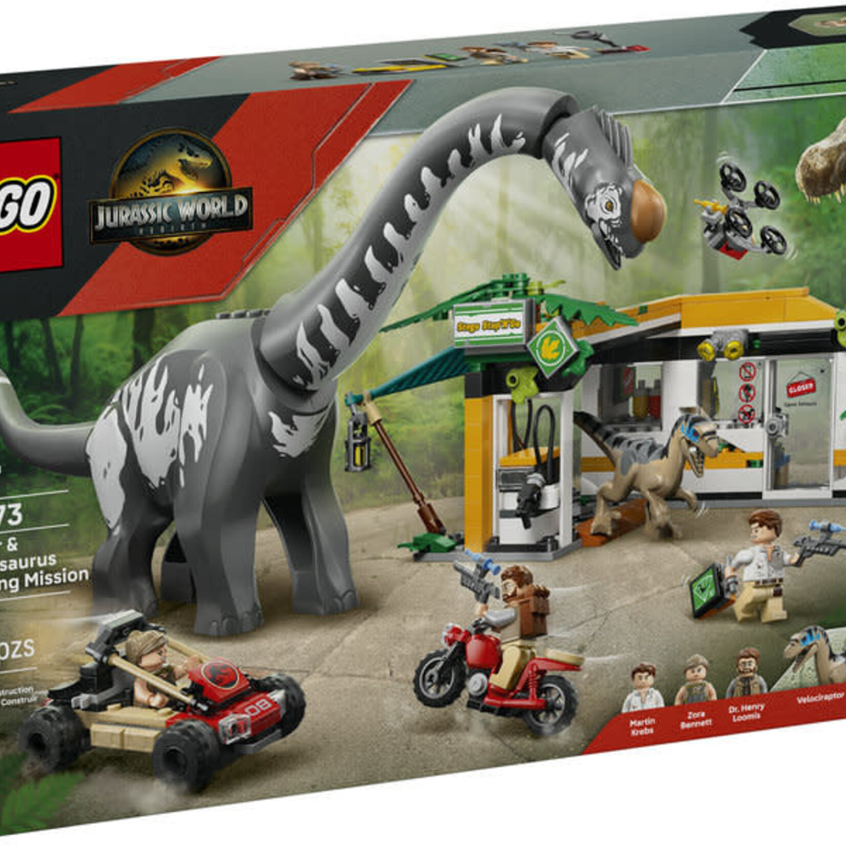 Lego Lego 76973 Jurassic World - Mission de suivi du Raptor et du Titanosaure
