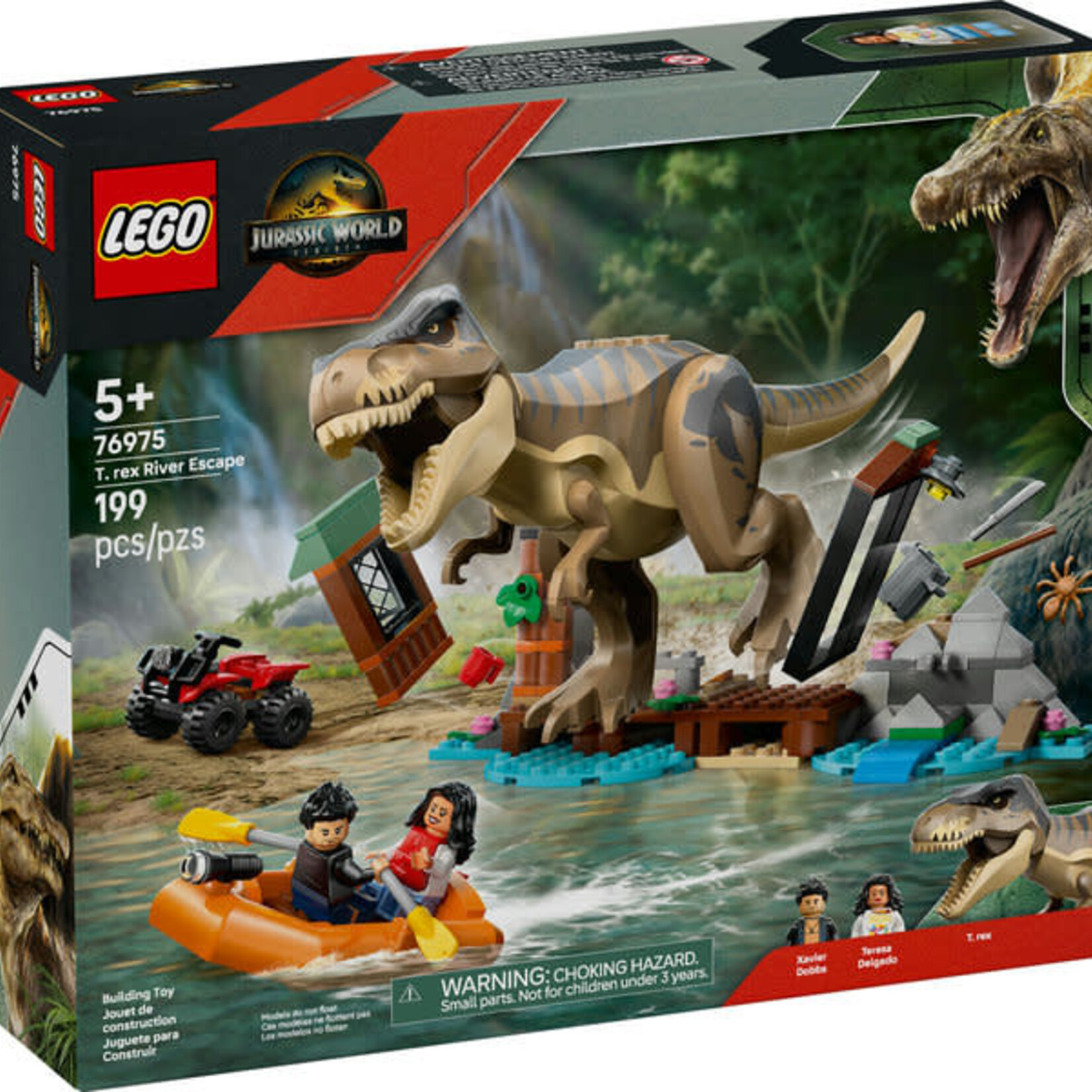 Lego Lego 76975 Jurassic World - L’évasion sur la rivière du T.rex