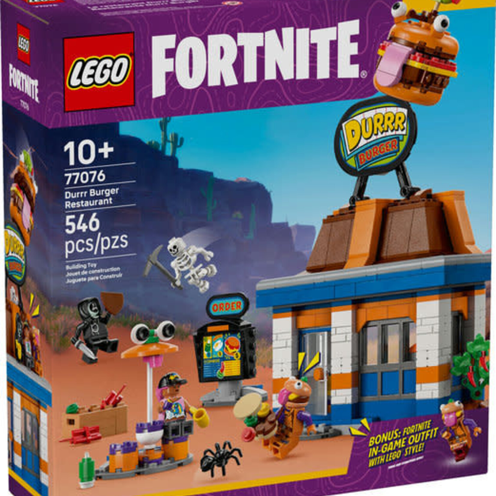 Lego Lego 77076 Fortnite - Le restaurant Durrr Burger