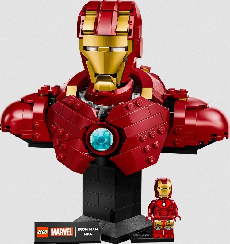 Lego Lego 76327 Marvel - Le buste d’Iron Man MK 4