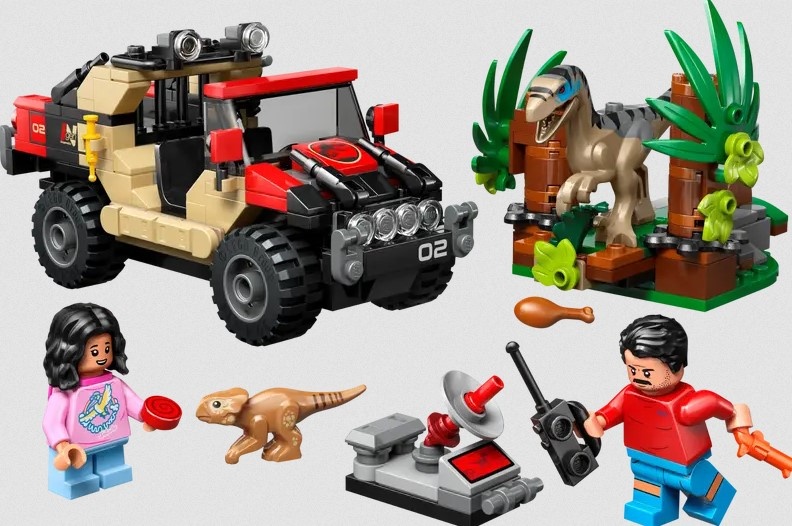 Lego Lego 76972 Jurassic World - L’évasion hors route du Raptor