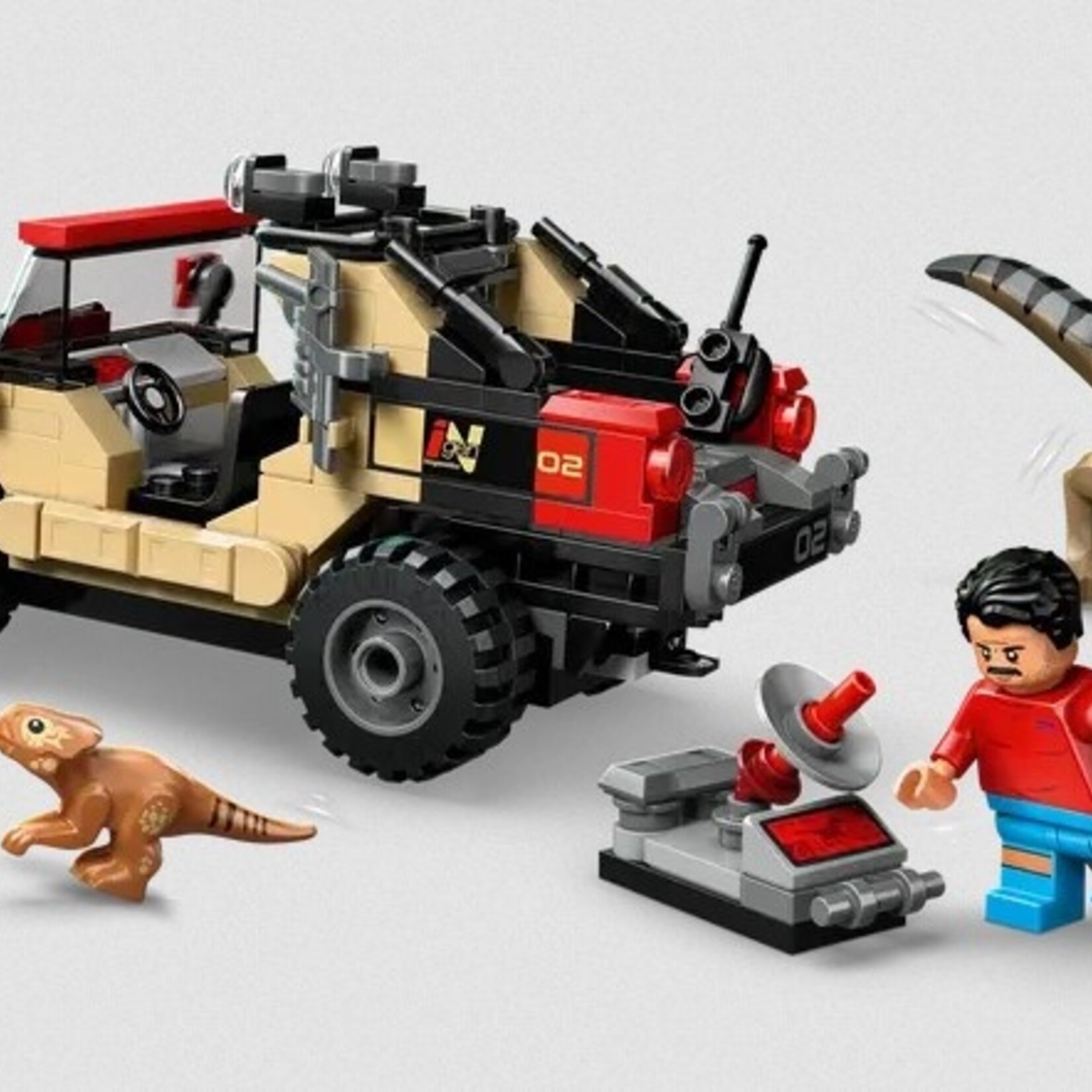 Lego Lego 76972 Jurassic World - L’évasion hors route du Raptor