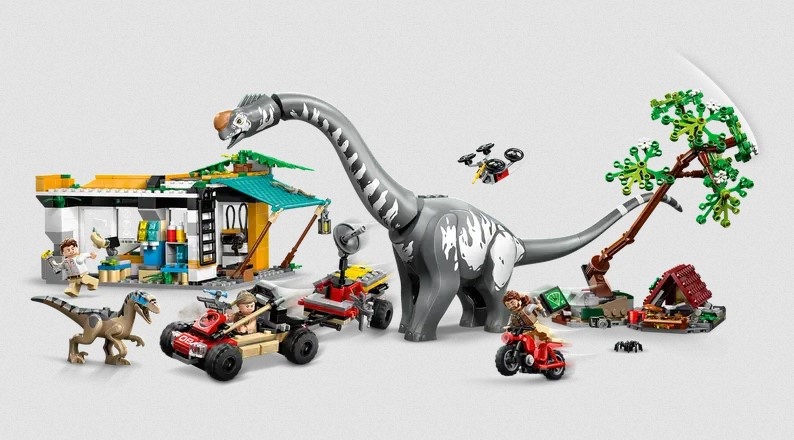 Lego Lego 76973 Jurassic World - Mission de suivi du Raptor et du Titanosaure