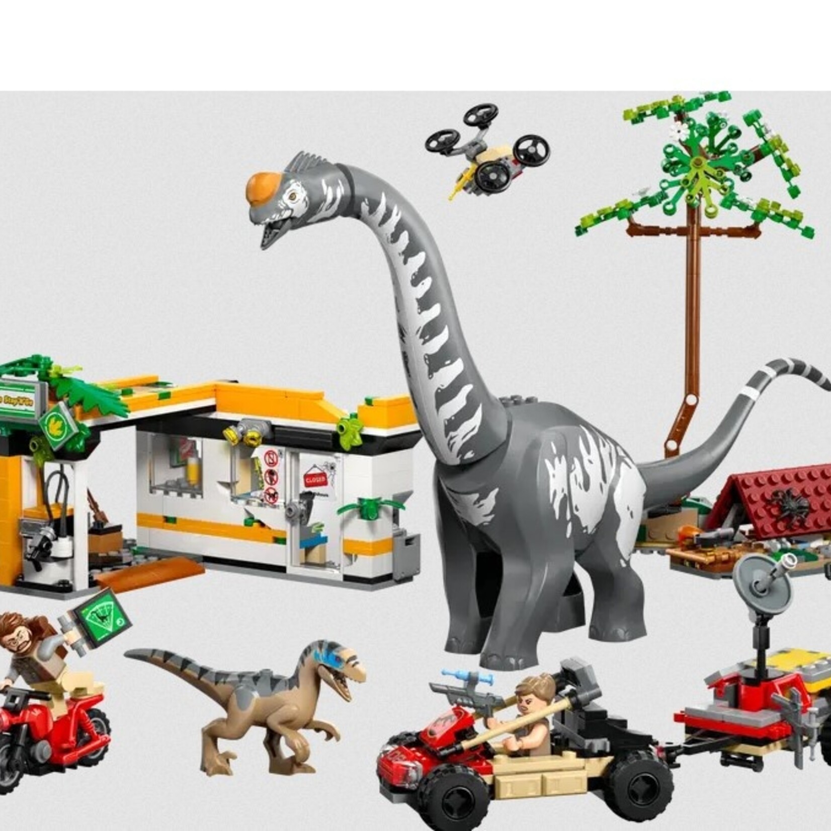 Lego Lego 76973 Jurassic World - Mission de suivi du Raptor et du Titanosaure