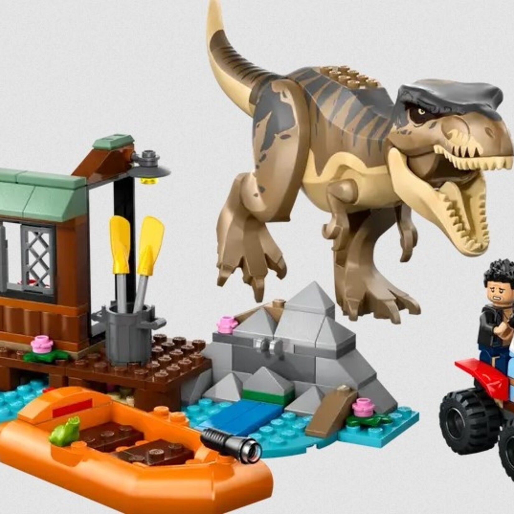 Lego Lego 76975 Jurassic World - L’évasion sur la rivière du T.rex