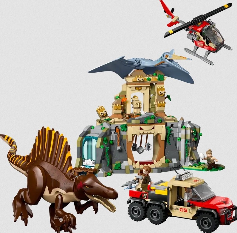 Lego Lego 76976 Jurassic World - Mission aérienne Spinosaure et Quetzalcoatlus