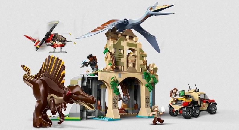 Lego Lego 76976 Jurassic World - Mission aérienne Spinosaure et Quetzalcoatlus