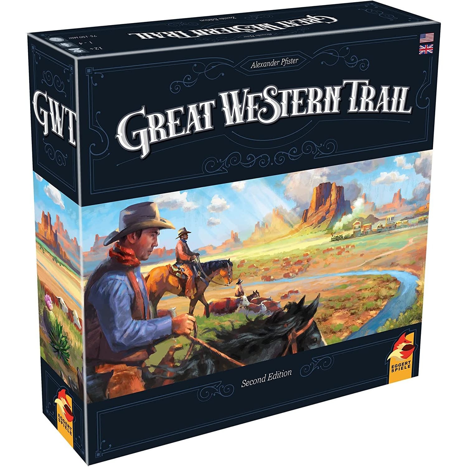 eggertspiele Great Western Trail seconde édition (bil)