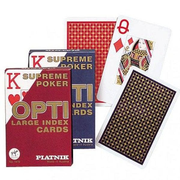 Piatnik Piatnik - Cartes Poker Supreme Opti