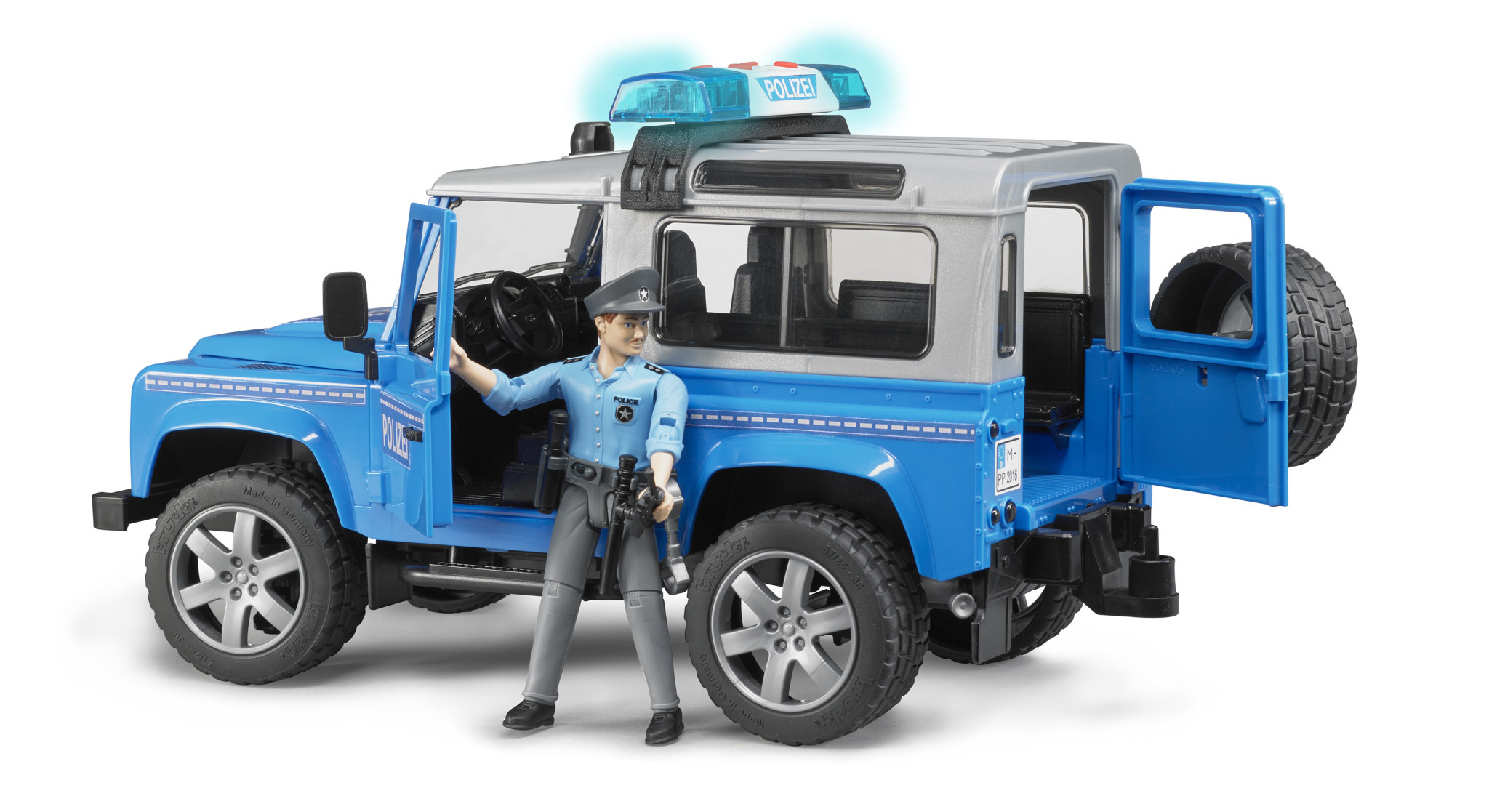 Bruder *****Bruder 02597 - Véhicule police Land Rover Defender Station