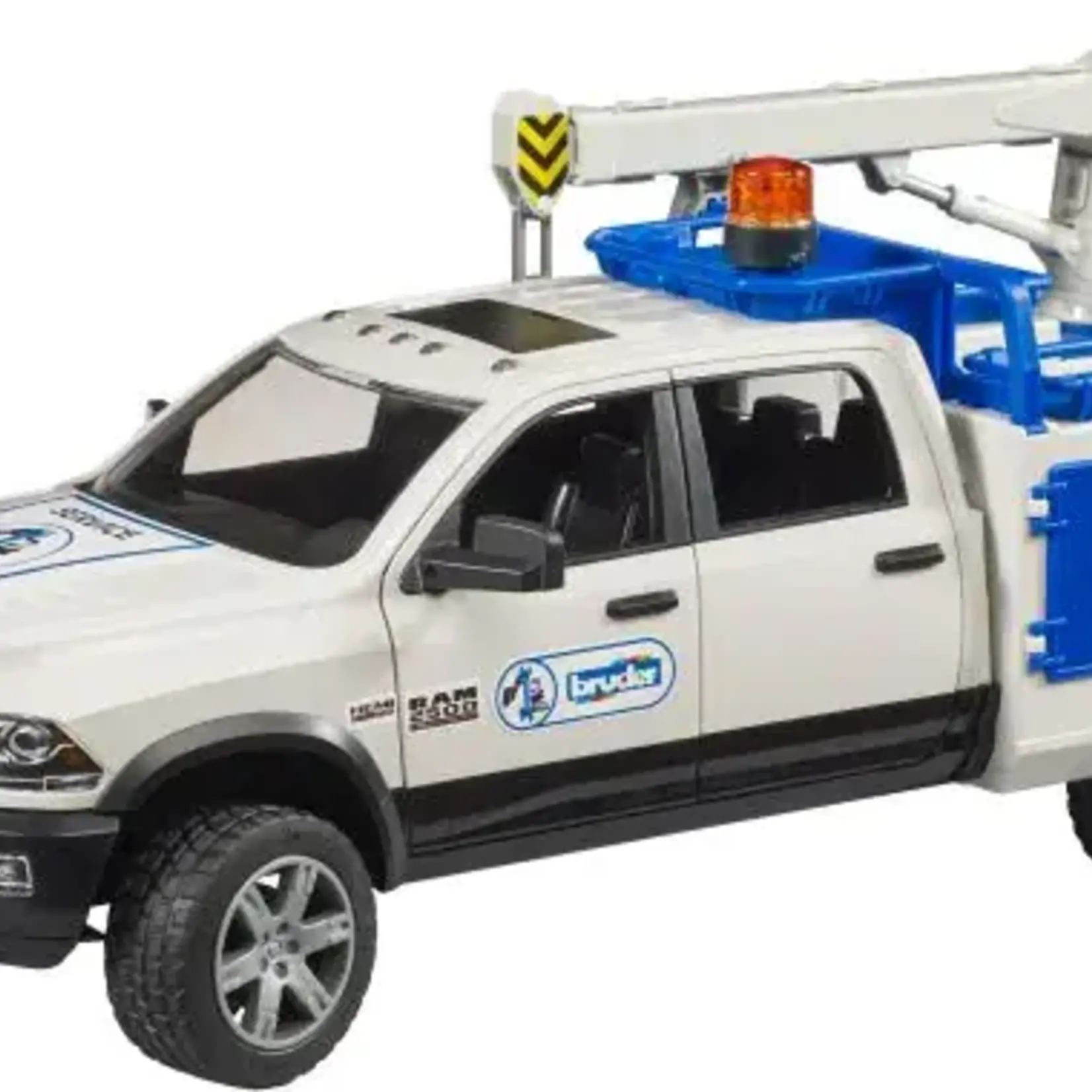 Bruder *****Bruder 02509 - RAM 2500 Camion de service avec grue et gyrophare