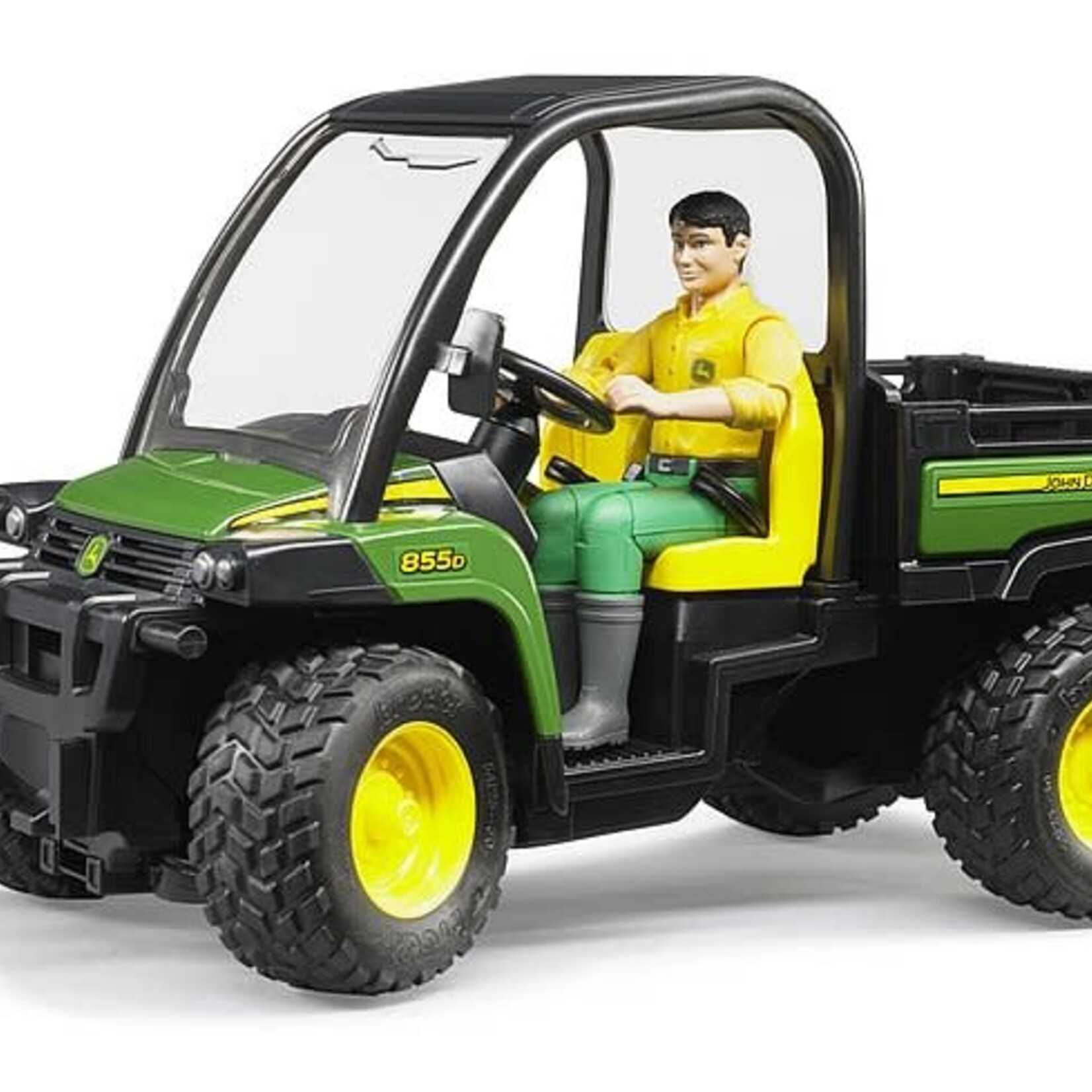 Bruder Bruder 09812 - John Deere Gator XUV 855D avec conducteur
