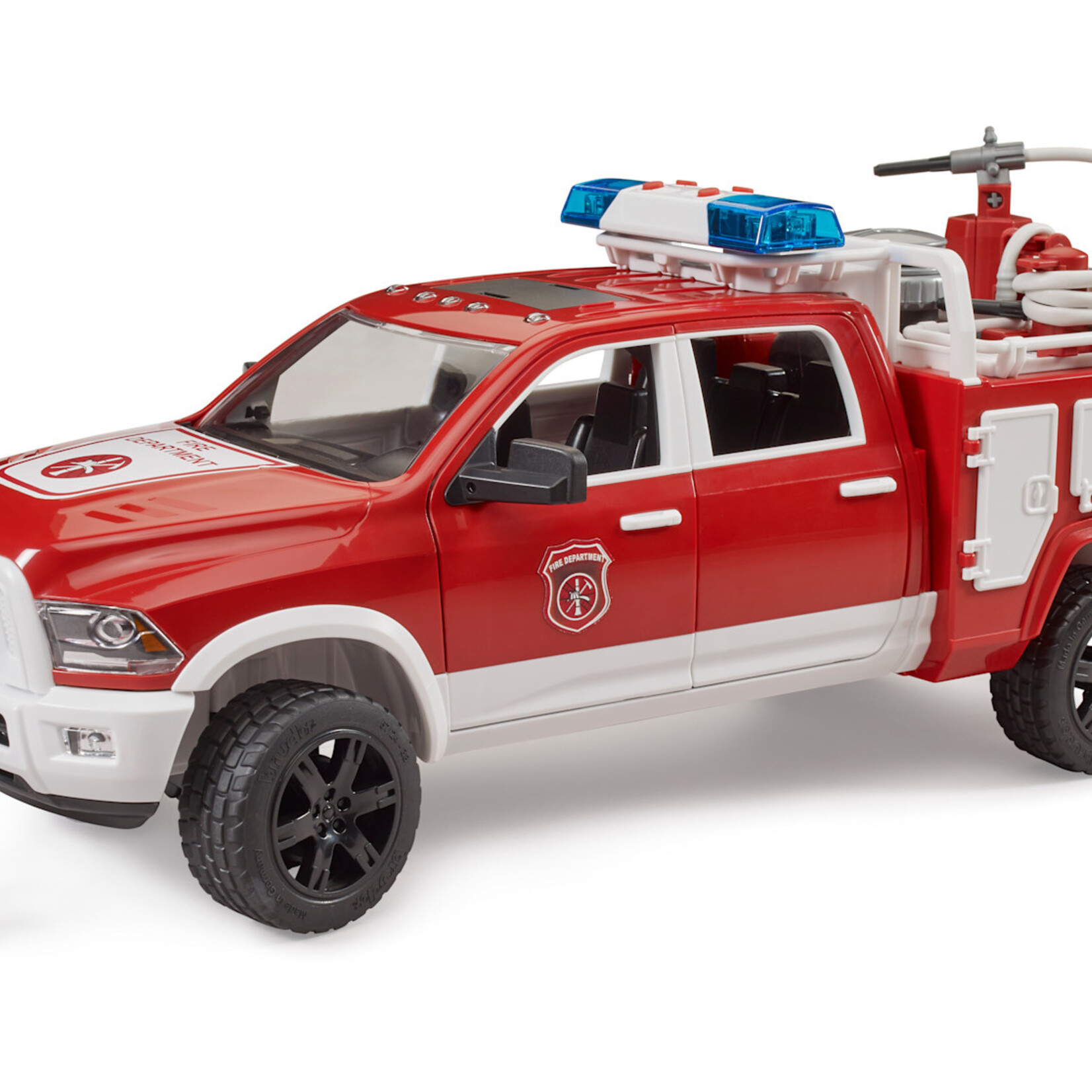 Bruder *****Bruder 02544 - RAM 2500 Chariot d’intervention de pompiers avec module son et lumière