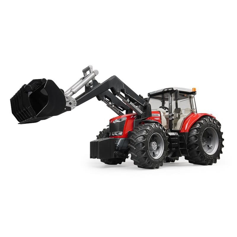 Bruder Bruder 03047 - Tracteur Massey Ferguson 7624 avec chargeuse avant