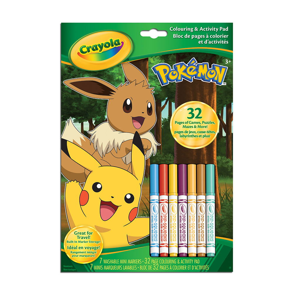 Crayola Crayola Pokémon Bloc de pages et d'activités
