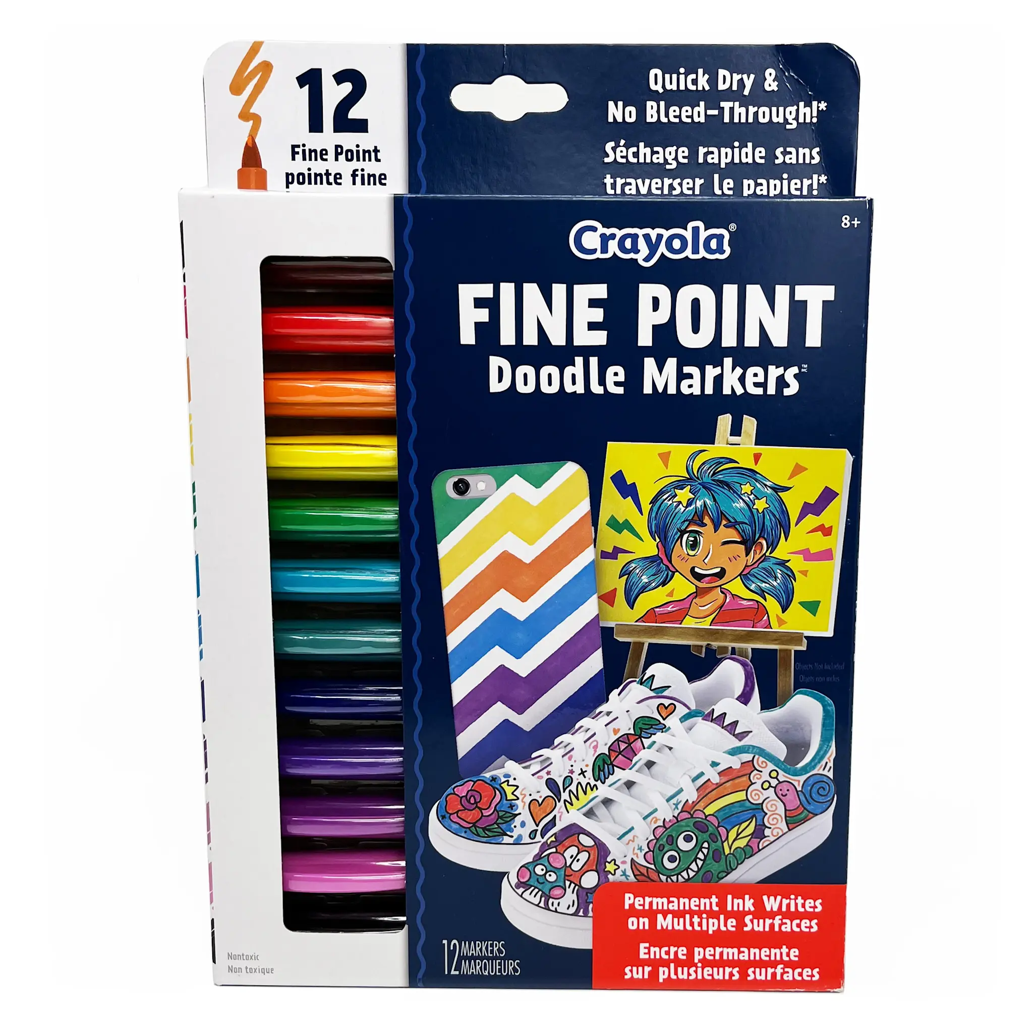Crayola Crayola Doodle Marker 12 pointes fine