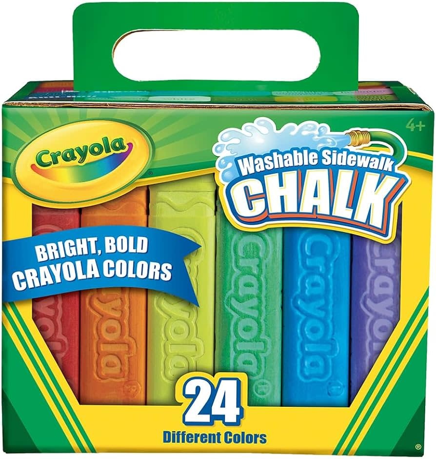 Crayola Crayola 24 craies de trottoir lavable