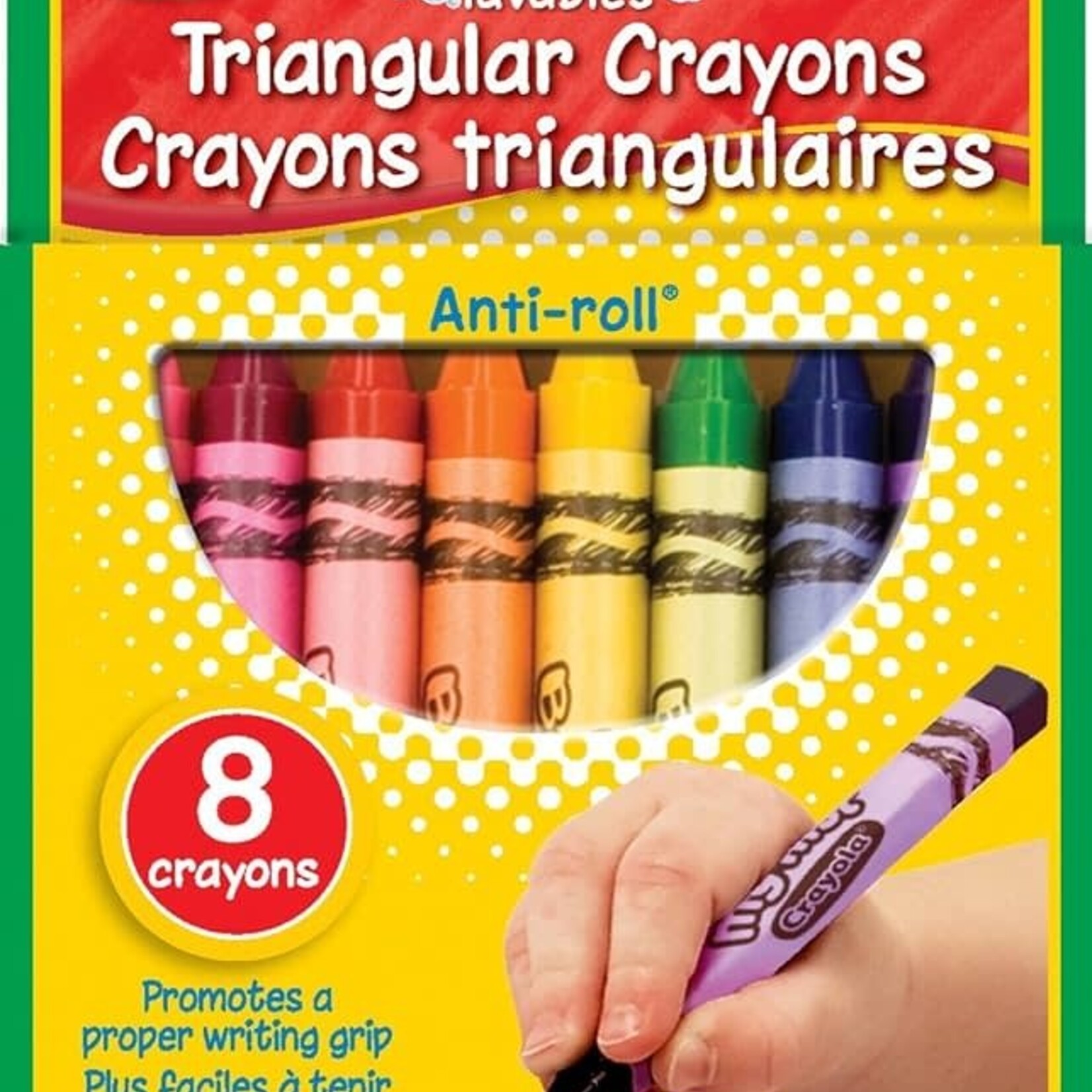Crayola Crayola 8 craies triangulaire
