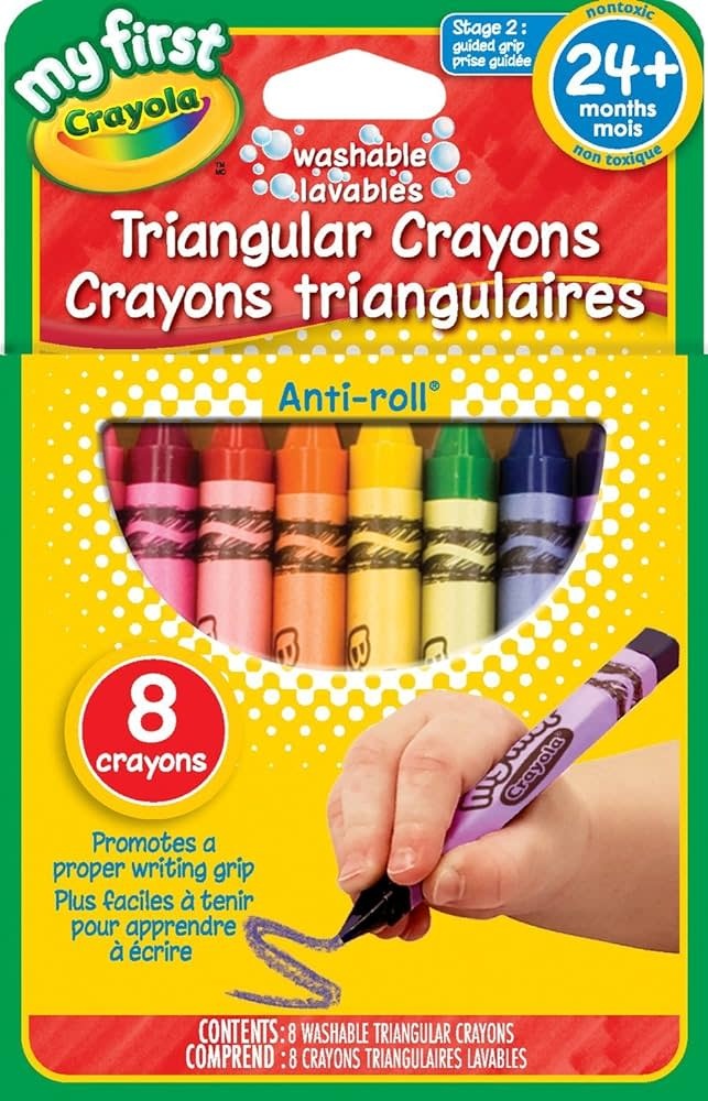 Crayola Crayola 8 craies triangulaire
