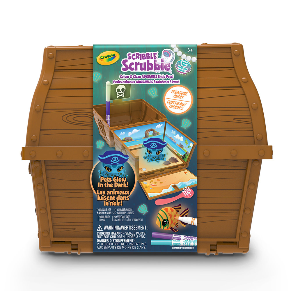 Crayola Crayola - Scribble Scrubbie coffre aux trésors