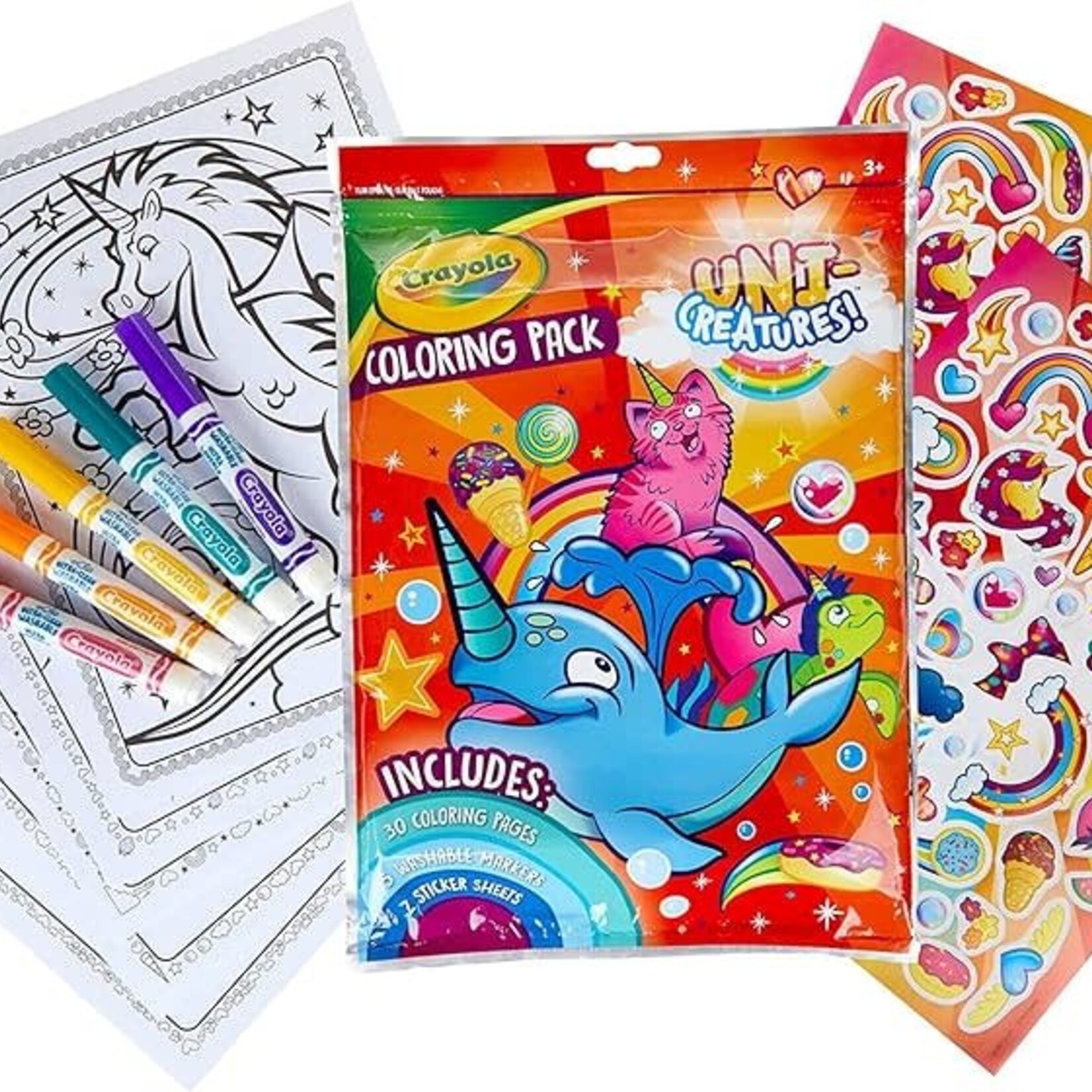 Crayola Crayola Jeu de Coloriage Uni-Créatures!