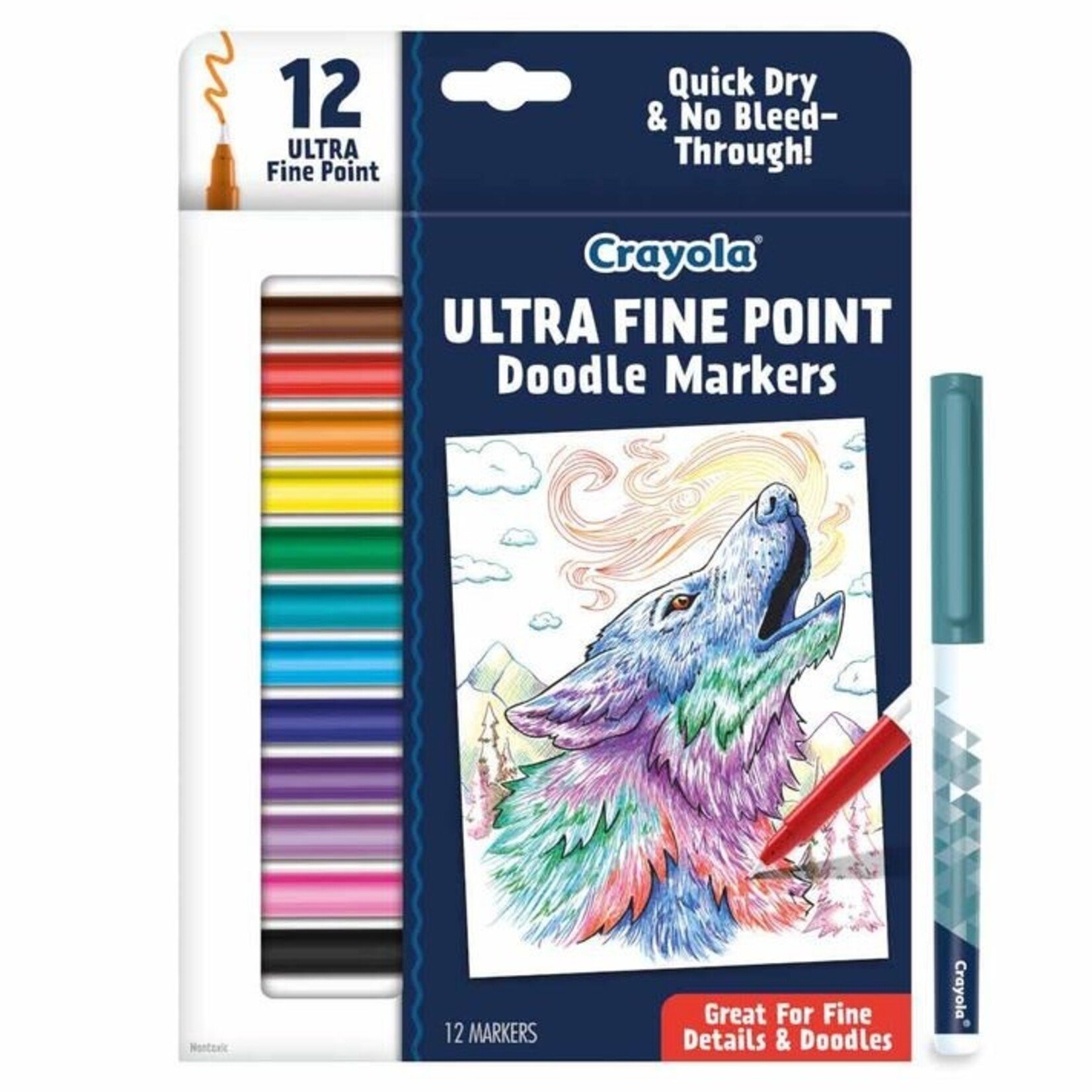 Crayola Crayola Doodle Marker 12 ultra fine