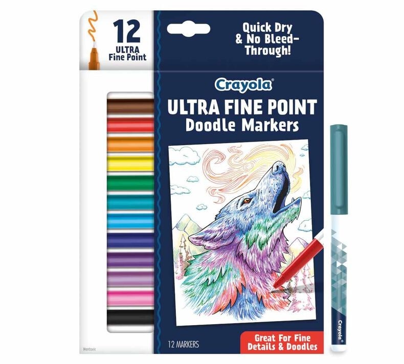 Crayola Crayola Doodle Marker 12 ultra fine