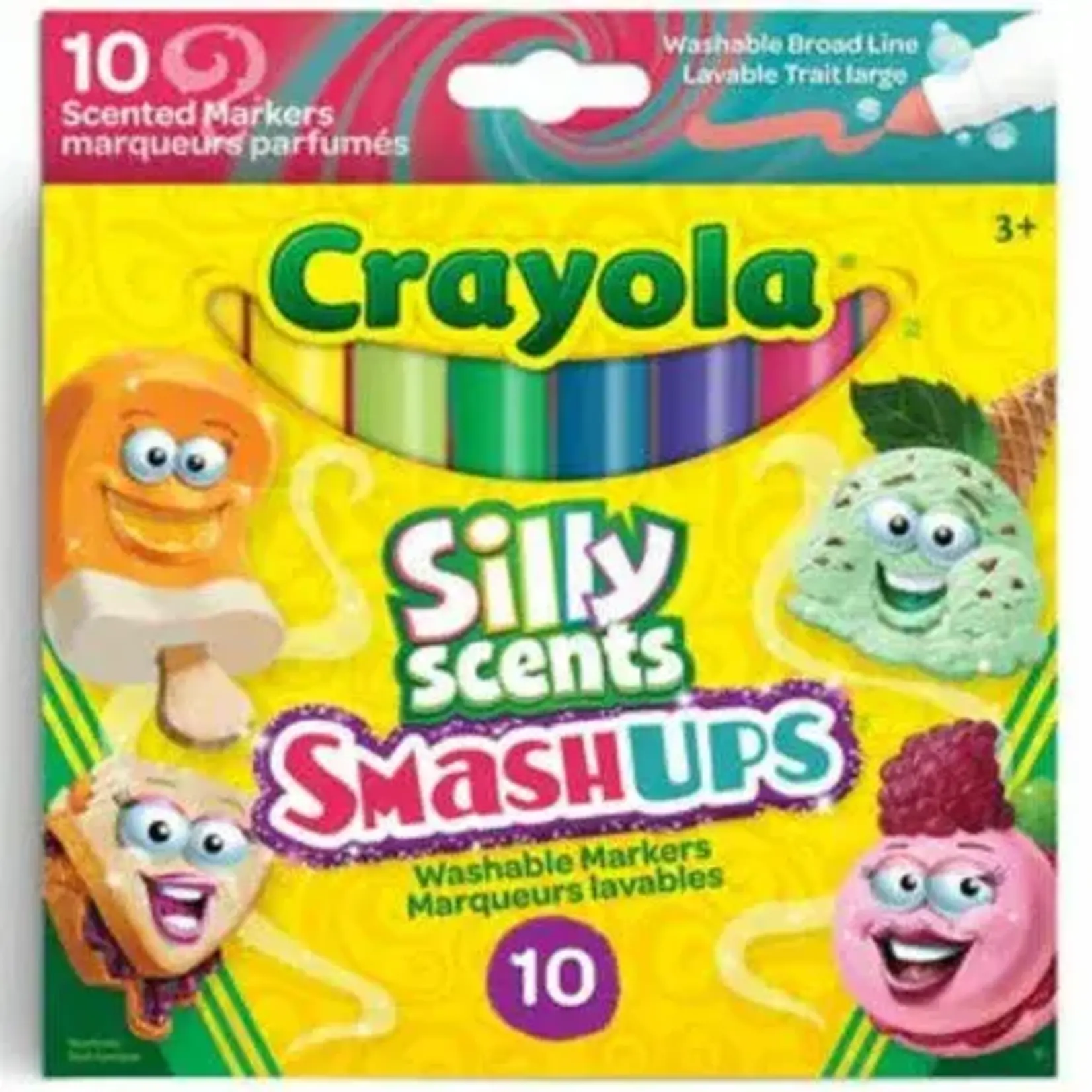 Crayola Crayola Silly Scents Smash Up Marqueurs trait large