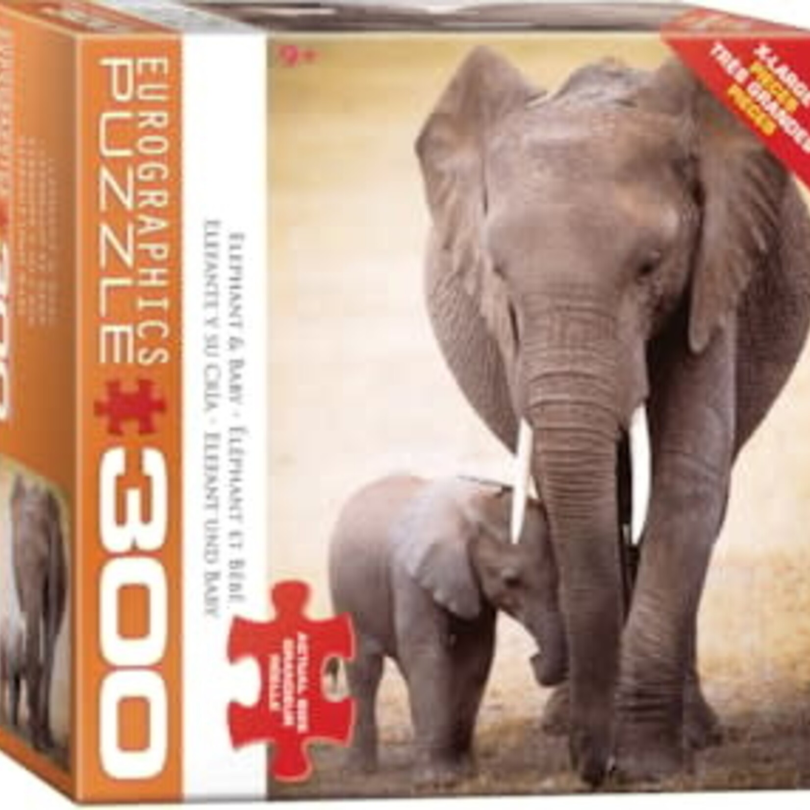 Eurographics *****Eurographics 300 éléphant et bébé