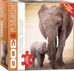 Eurographics *****Eurographics 300 éléphant et bébé
