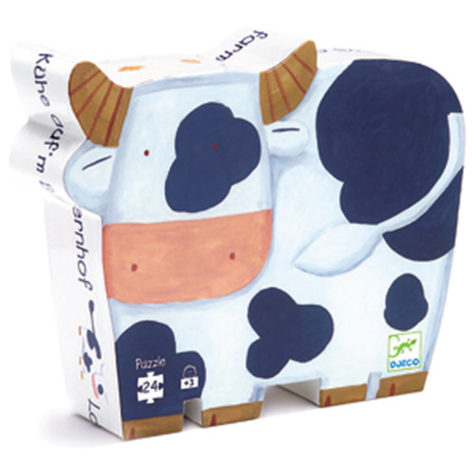 Djeco Djeco - Puzzle silhouette 24 : Vache