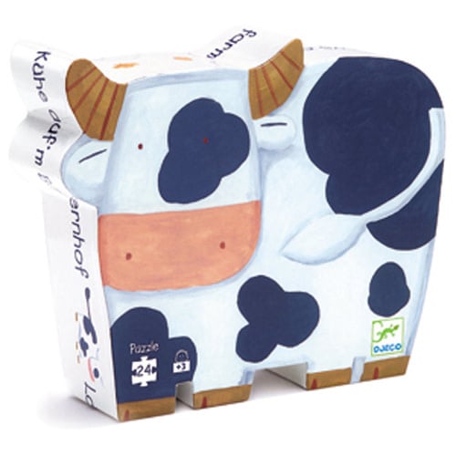 Djeco Djeco - Puzzle silhouette 24 : Vache