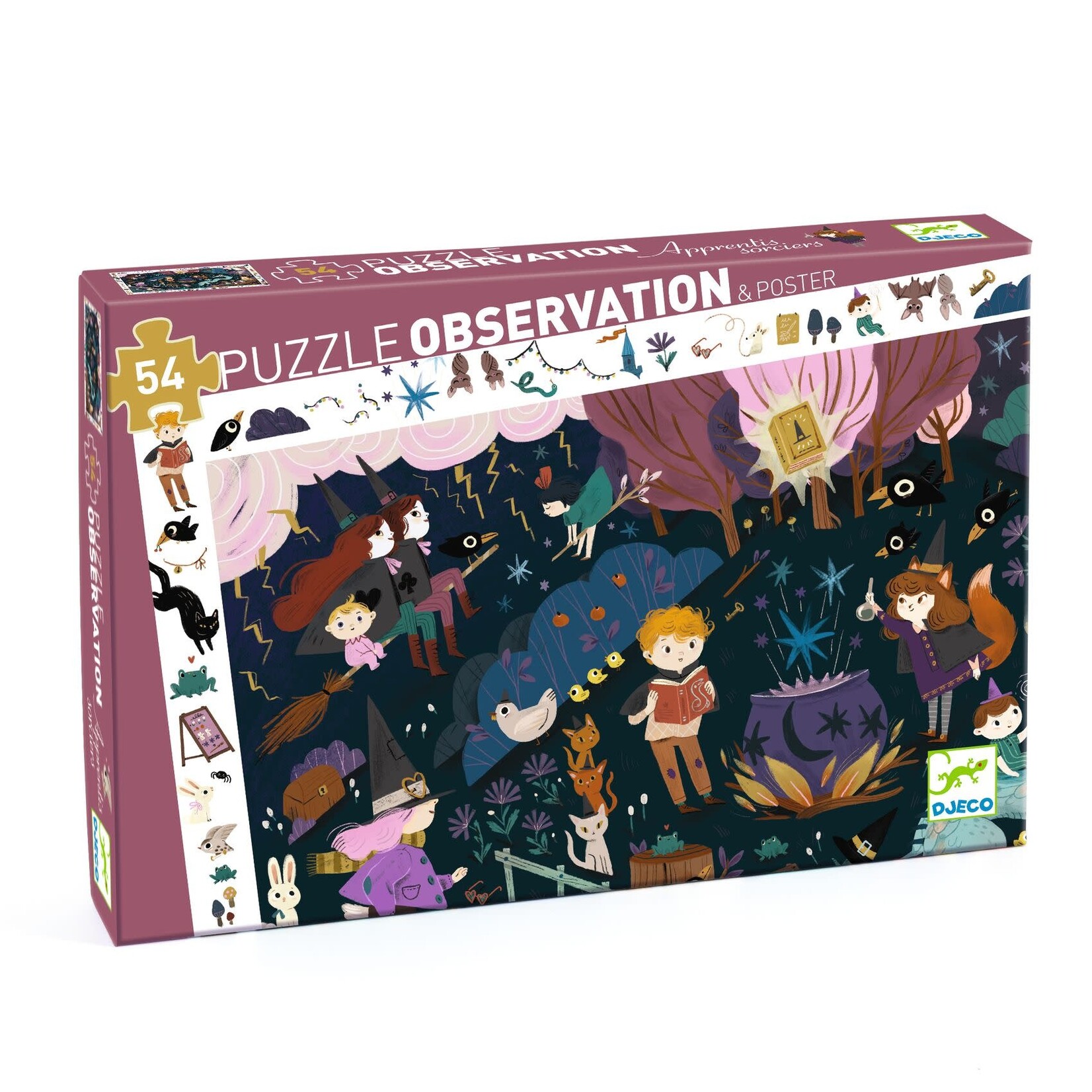 Djeco Djeco - Puzzle Observation 54 : Apprentis sorciers