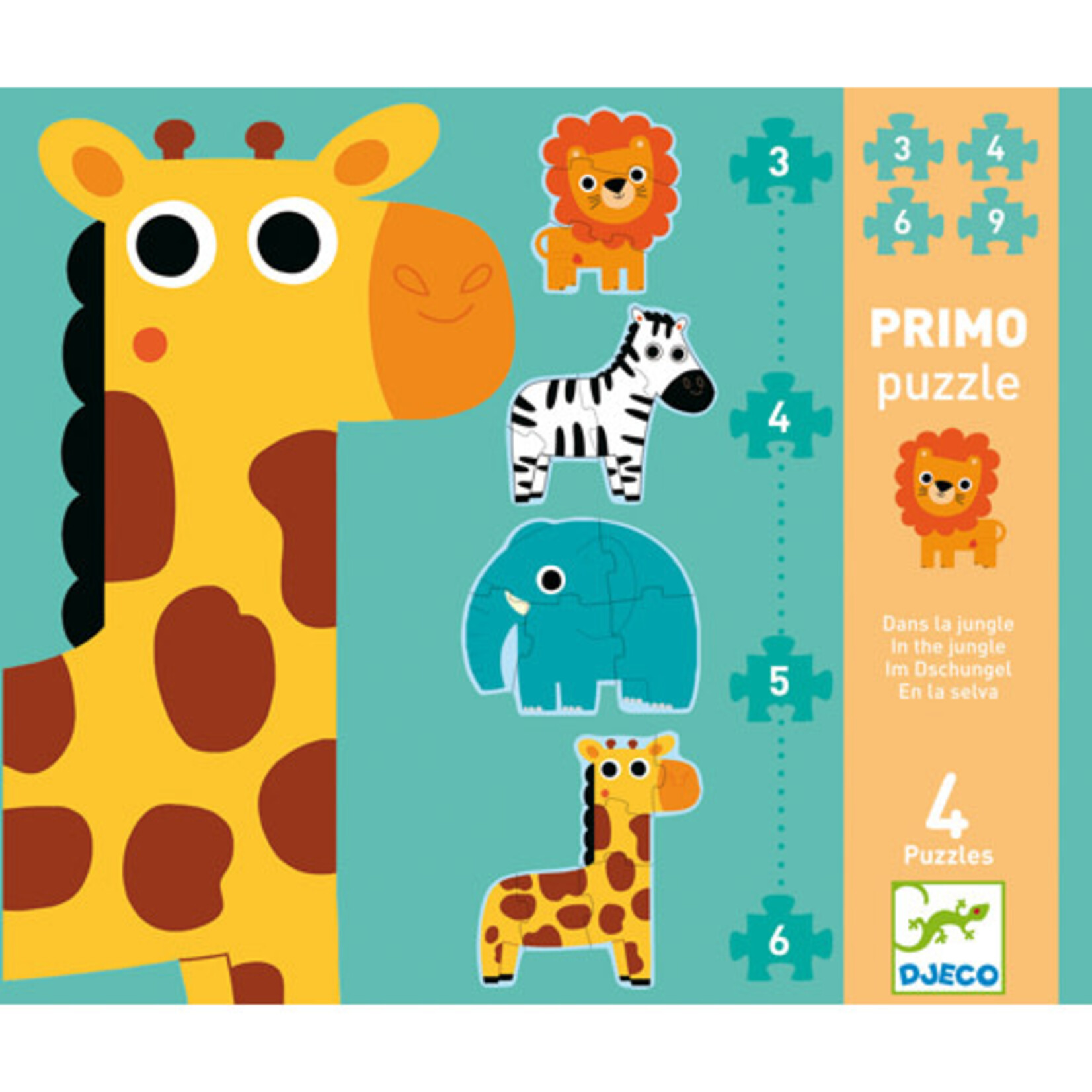 Djeco Djeco - Primo Puzzle : Dans la jungle