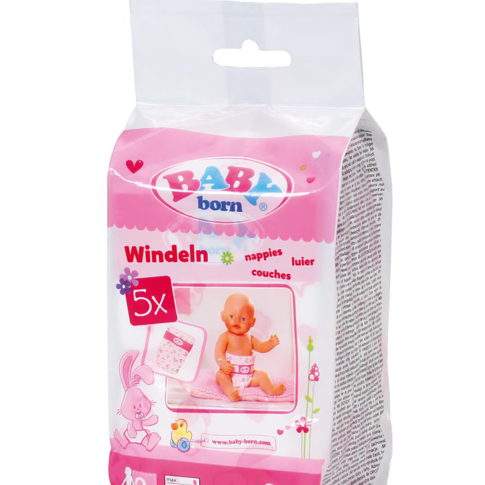 Zapf Creation BABY born – 5 Couches pour poupée