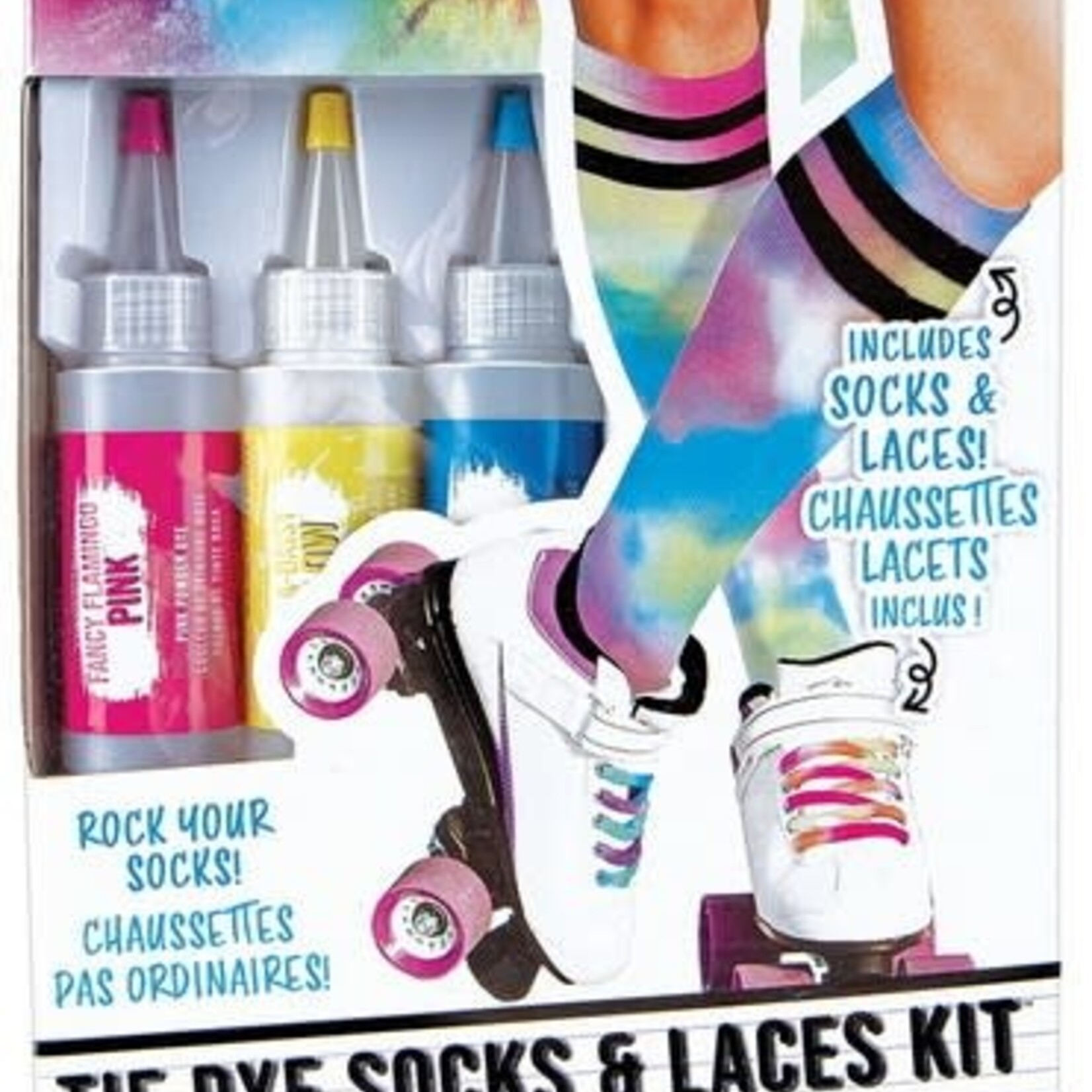 Fashion Angels ***Fashion Angels - Paire de bas avec lacets Tie Dye