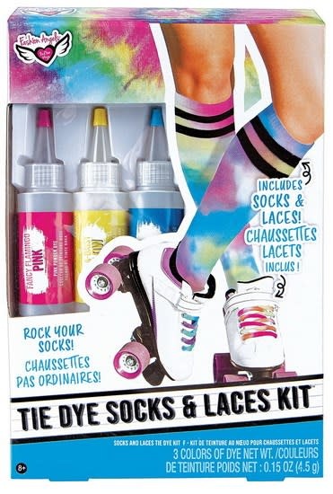 Fashion Angels ***Fashion Angels - Paire de bas avec lacets Tie Dye