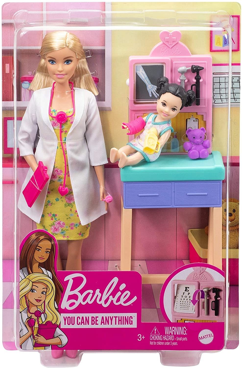 Mattel Barbie - Pédiatre avec enfant