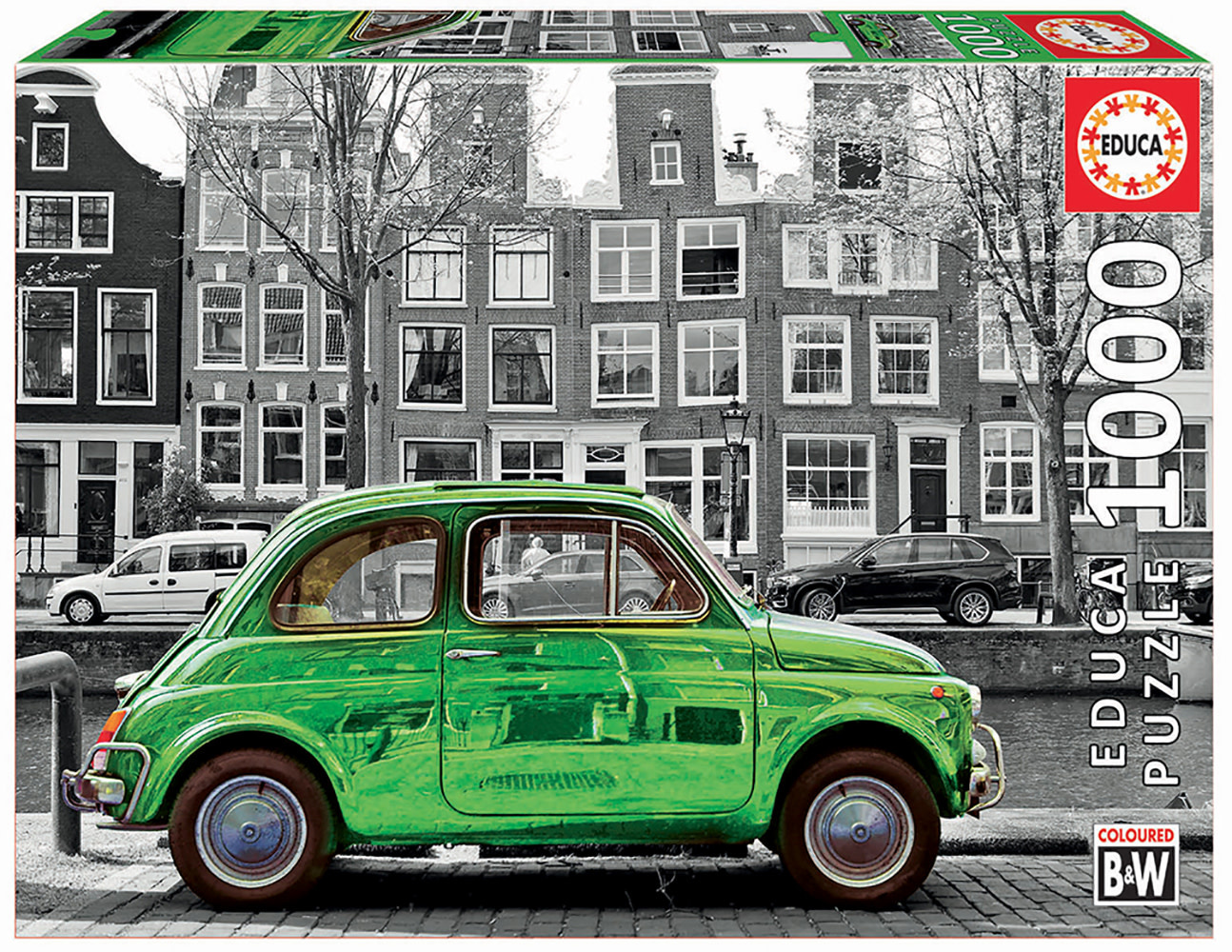 Educa Educa 1000 Voiture verte à Amsterdam