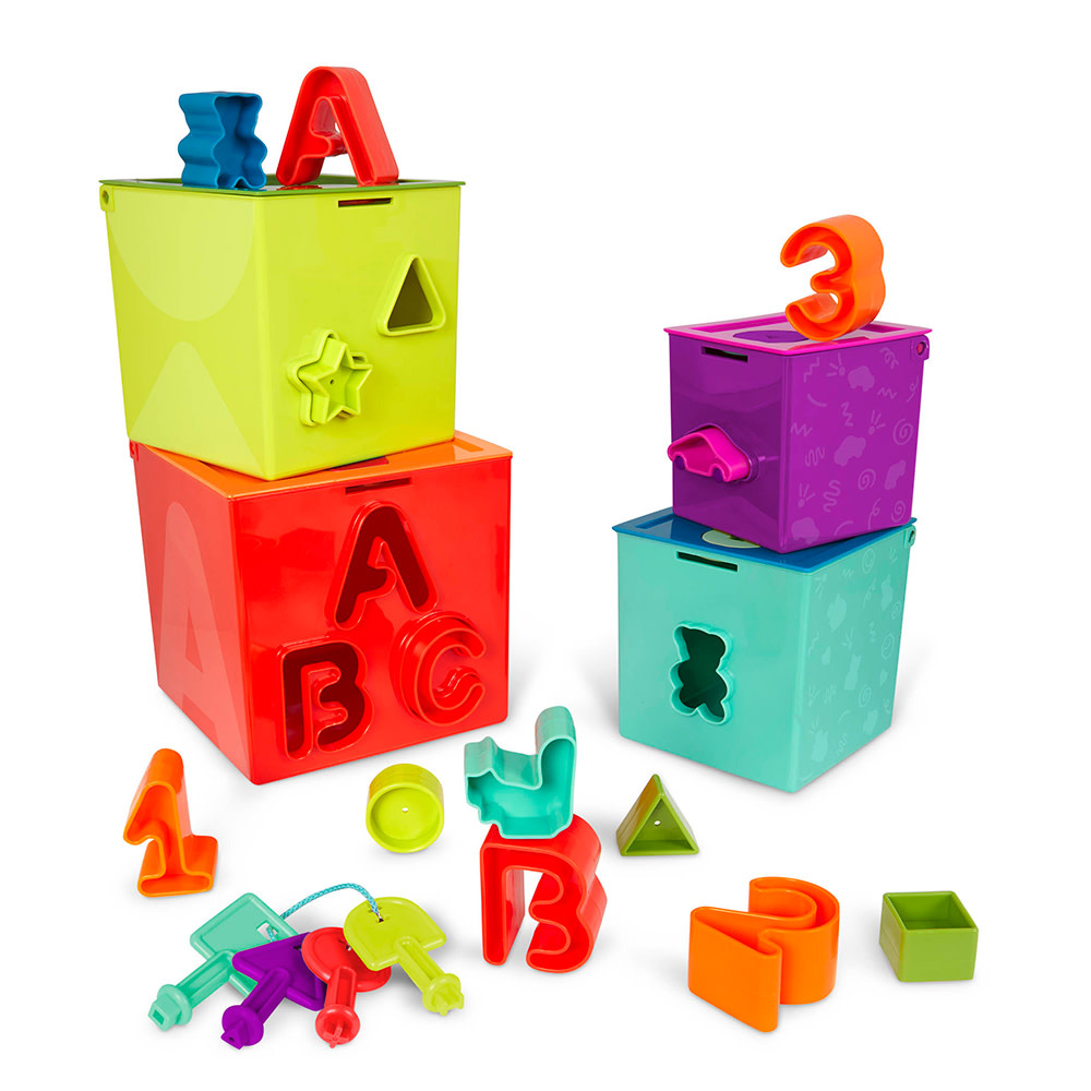 battat Battat cubes d'activités  verrouiller et apprendre