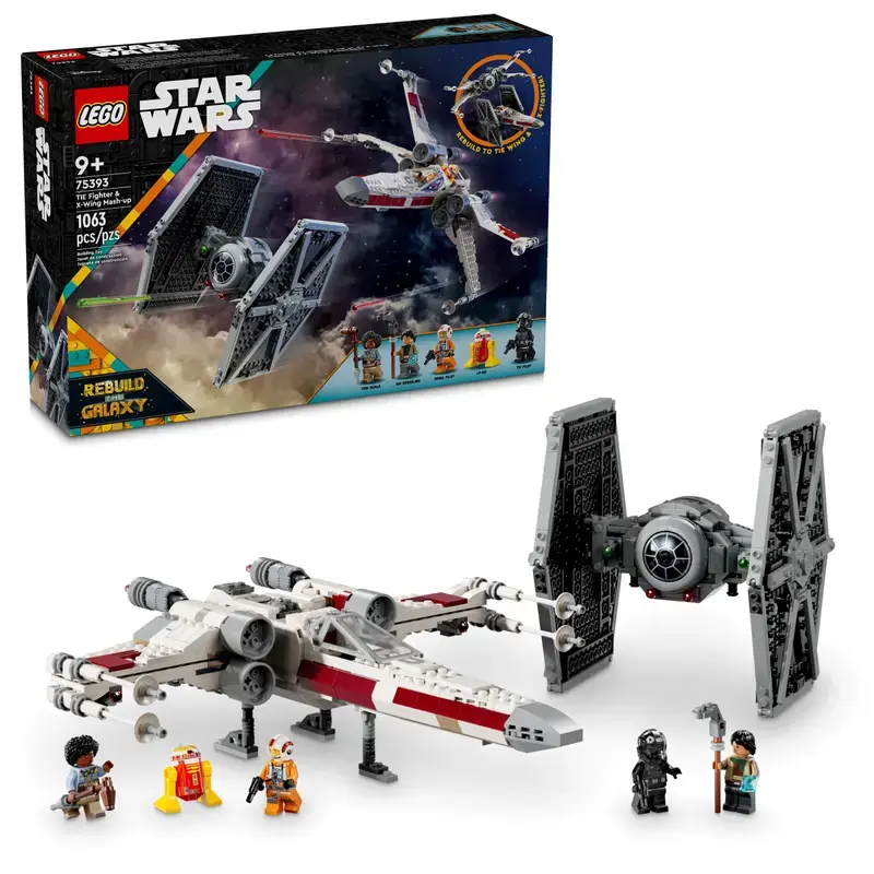 Lego Lego 75393 Star Wars - La fusion du chasseur TIE et du X-wing
