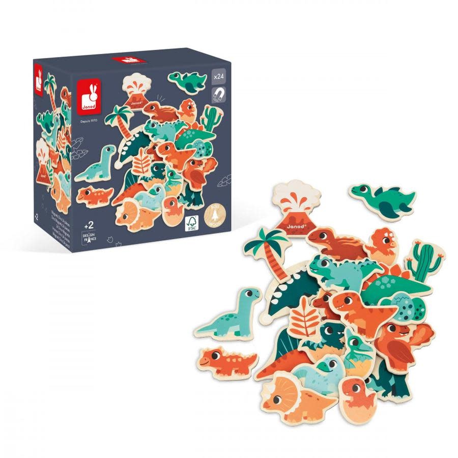 Janod Janod 24 dinosaures magnétiques