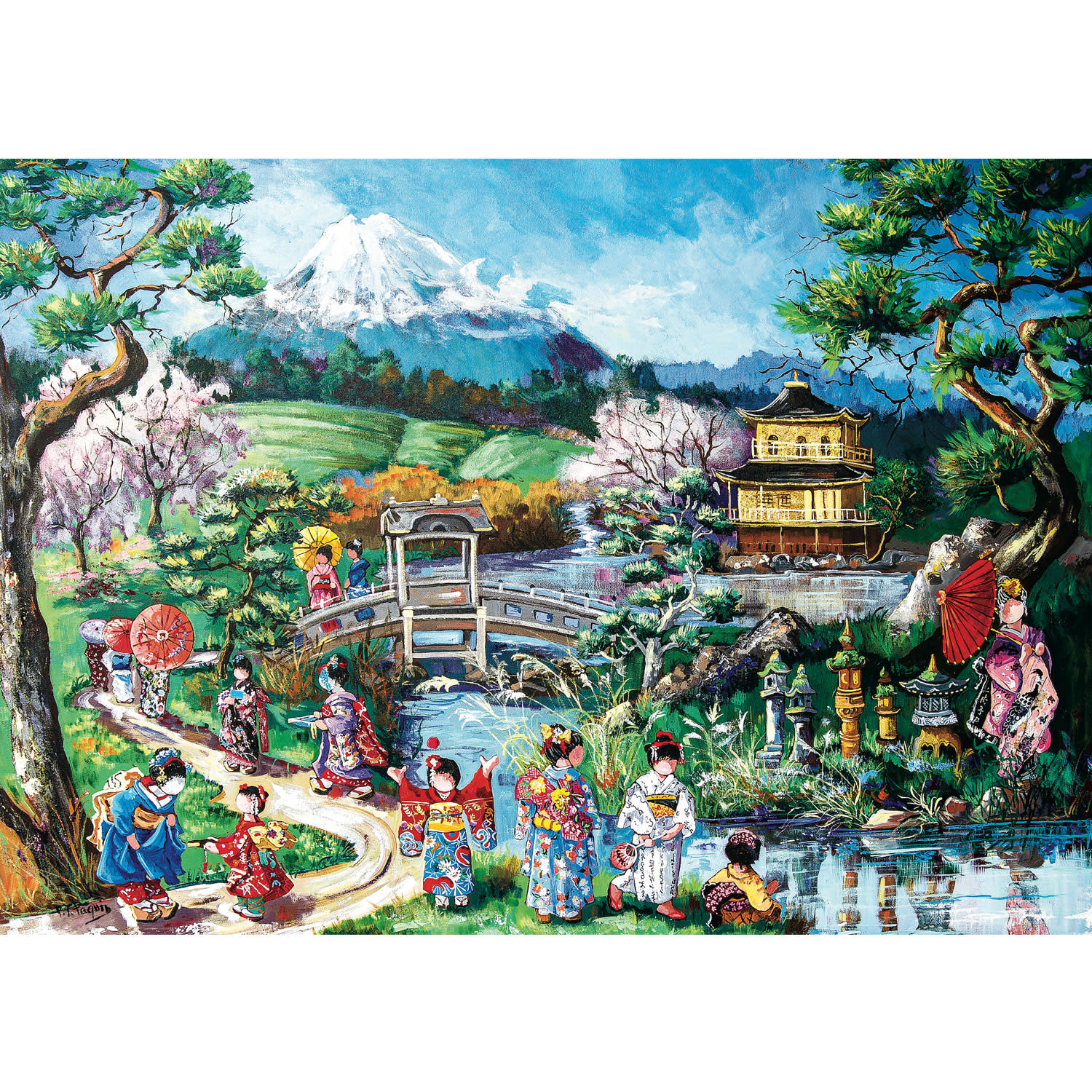 Trefl Trefl1000 Paquin - Visite au Japon