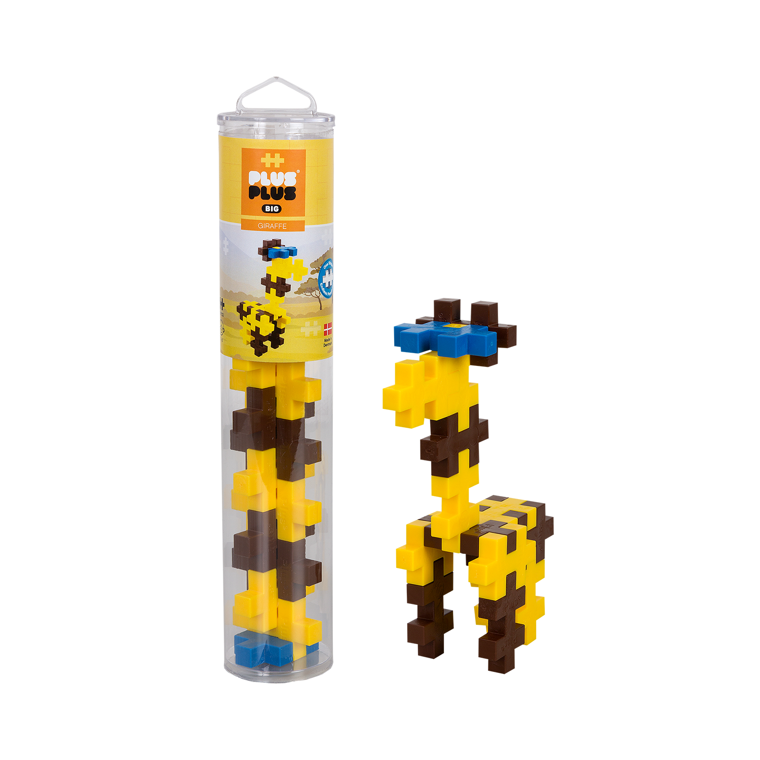Plus Plus Plus Plus Tube Big Girafe 15 pcs