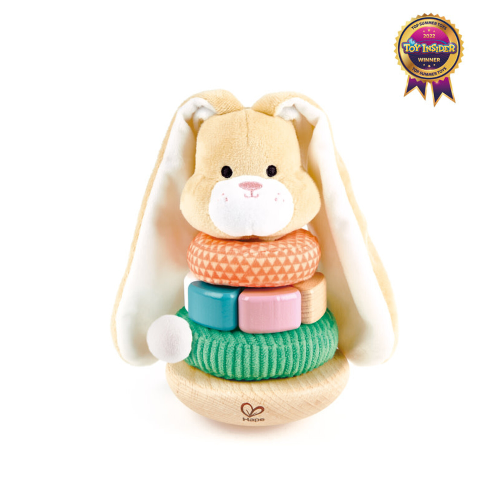 Hape Hape anneaux à empiler Lapin