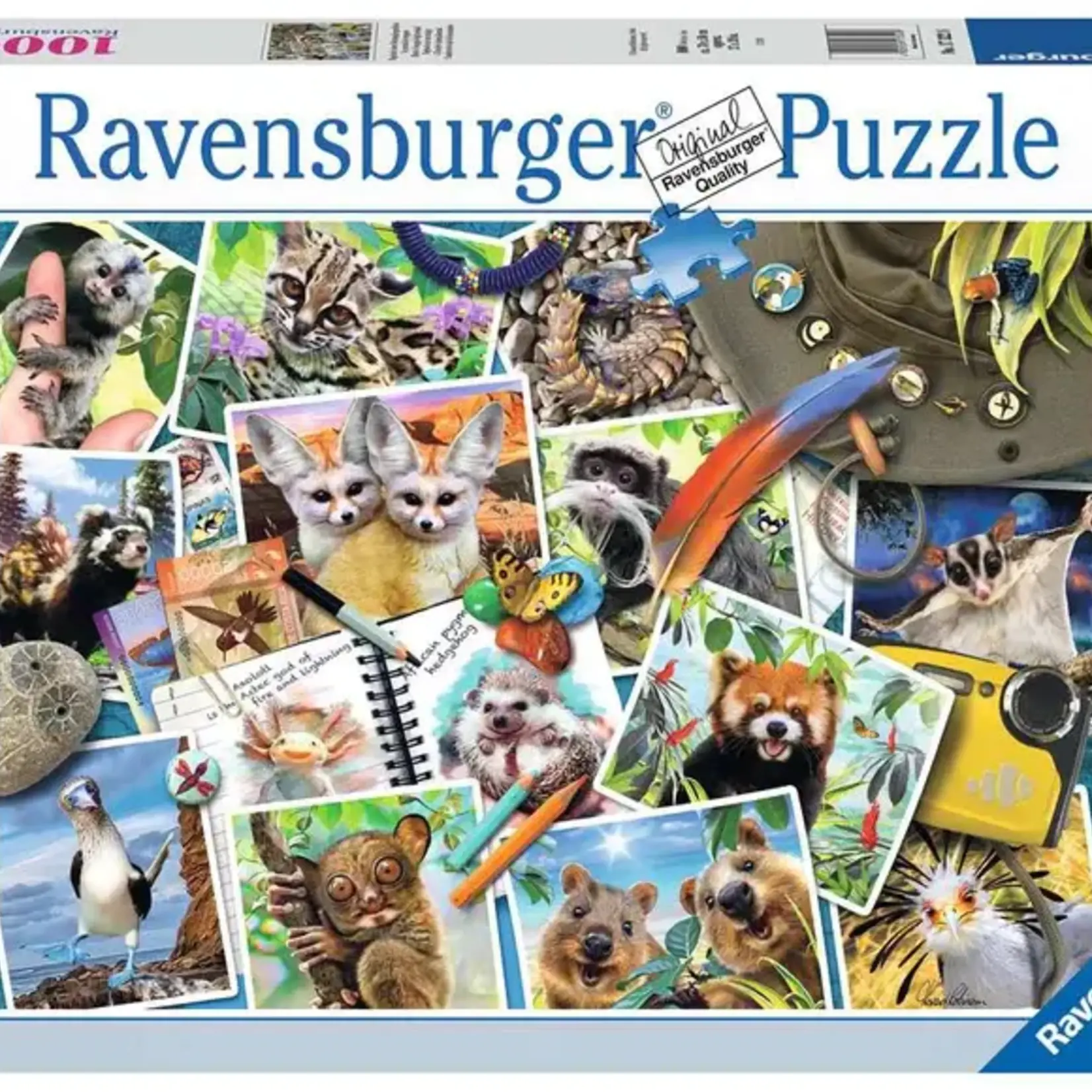 Ravensburger Ravens 1000 - Journal d'animaux d'un globe trotteur