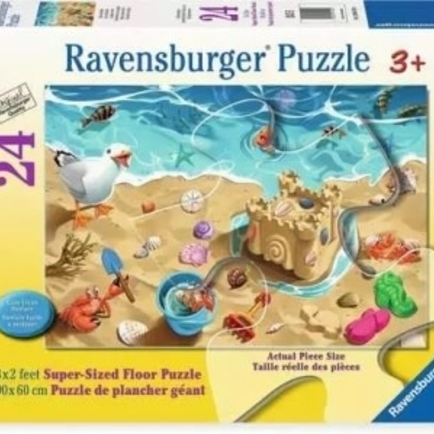 Ravensburger Ravens Géant 24 - La plage s'amuse
